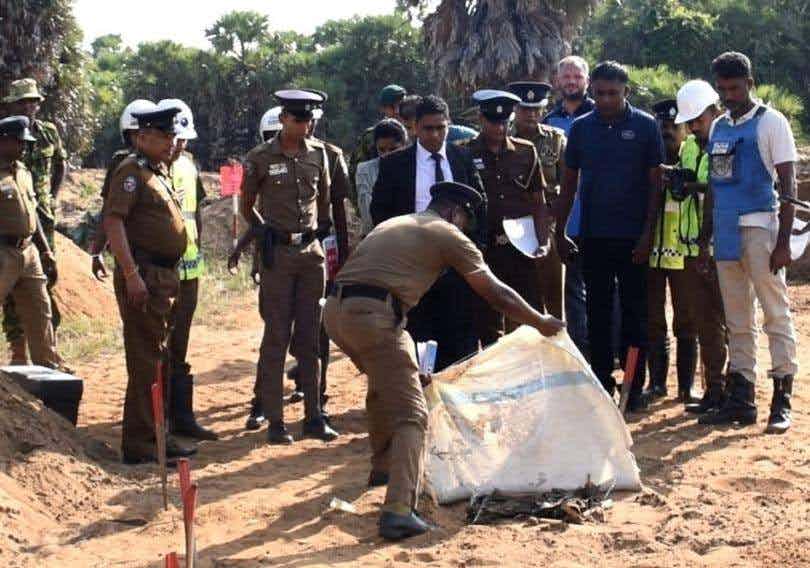  Mass graves: Probe on Kilinochchi site to continue