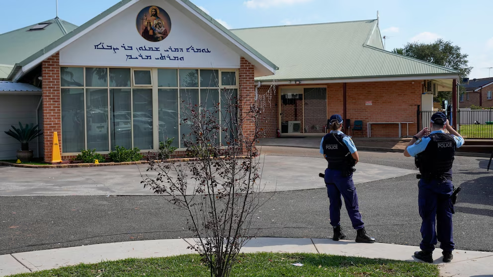 Teenager charged with terrorism over Sydney bishop stabbing