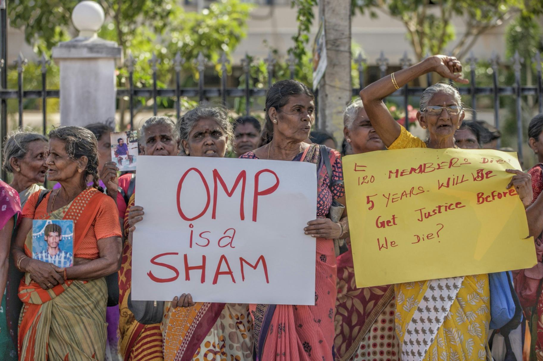 OMP protested in Mullaitivu by missing persons’ families 