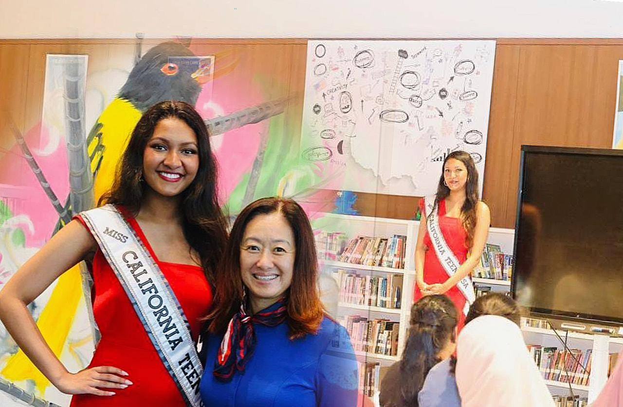 First Sri Lankan-American to win Miss California Teen meets US Ambassador Julie Chung