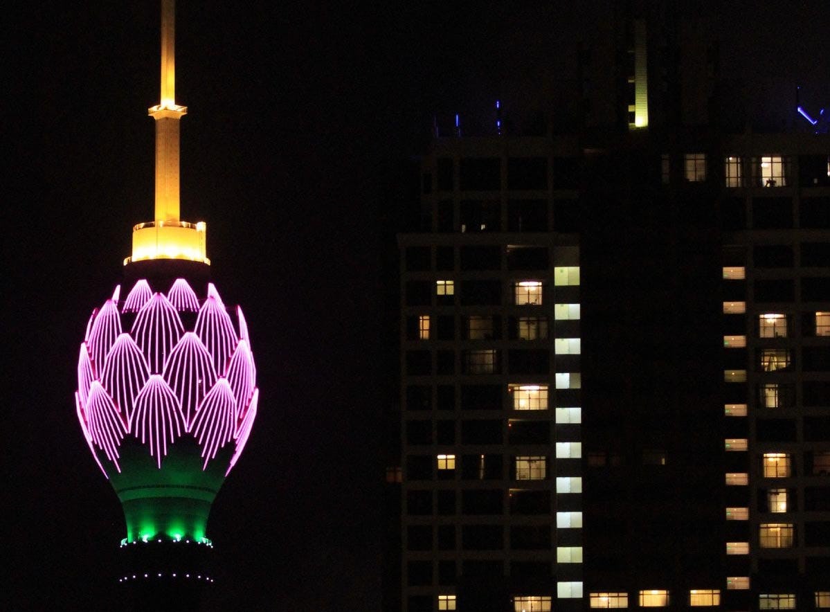 Colombo Lotus Tower: ‘Extravagant’ light show for first anniversary