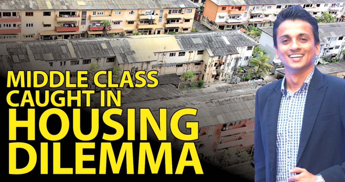 Middle class caught in housing dilemma