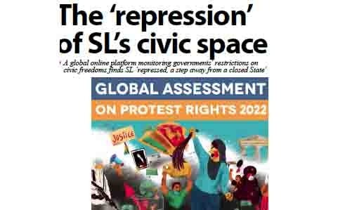 The 'repression' of SL’s civic space