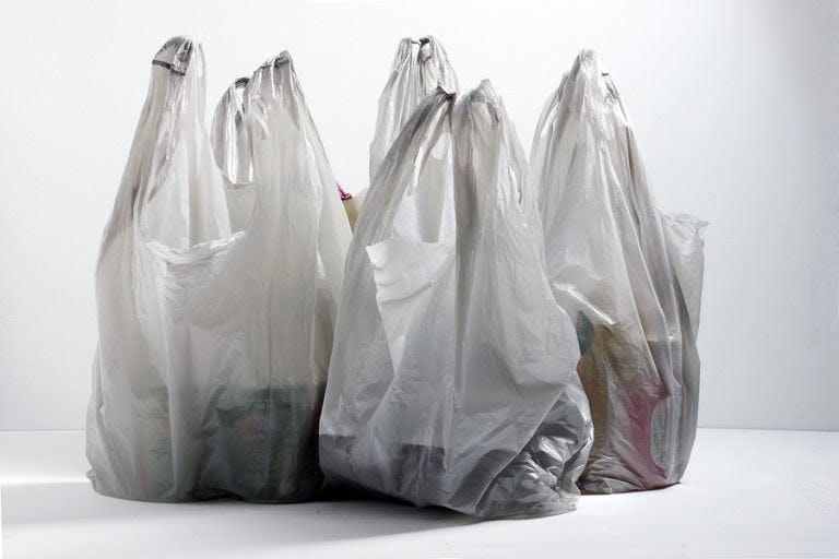 Usage of shopping bags threatens environment