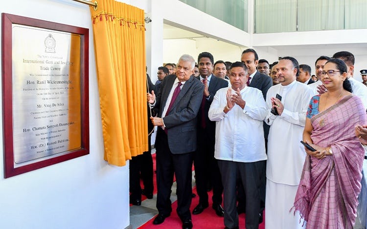 President opens Ratnapura Gem Tower