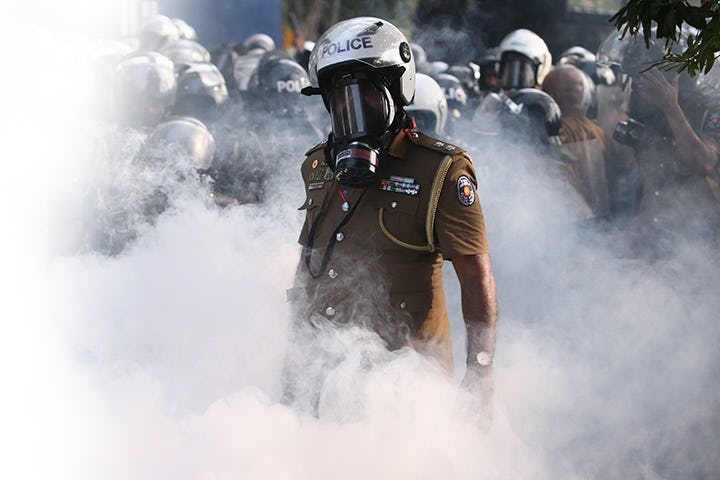 Police spent Rs. 26 mn on tear gas in over 3 months